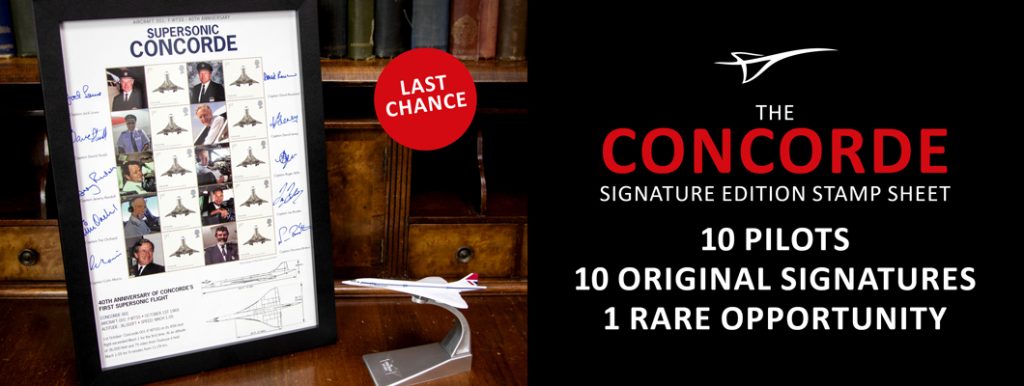 Concorde Frame Banner 1024x386 - Bringing Aviation History Home &#8211; The Concorde Signed Frames