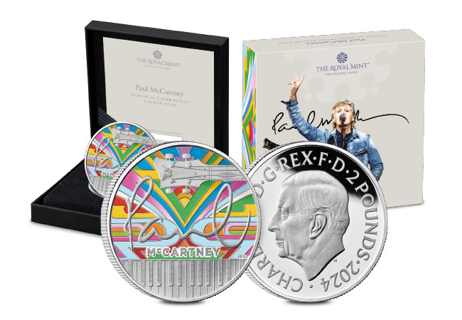 Sir Paul McCartney Makes Headlines with New Brand new UK £5 Coin DN 2024 music legends Paul McCartney BU 5 Silver Colour 1oz product images 9 1 2 - Sir Paul McCartney Makes Headlines with New Brand new UK £5 Coin