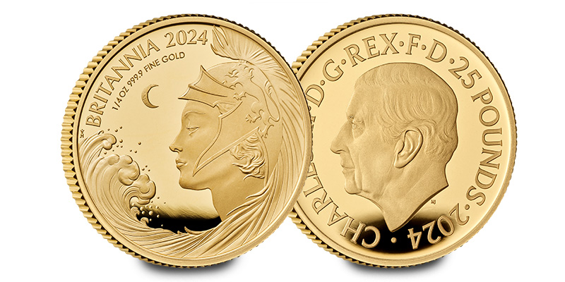 The 2024 1/4oz Gold Britannia: A Modern Tribute 2024 14 Britannia Gold coin obverse reverse 1 - The 2024 1/4oz Gold Britannia: A Modern Tribute
