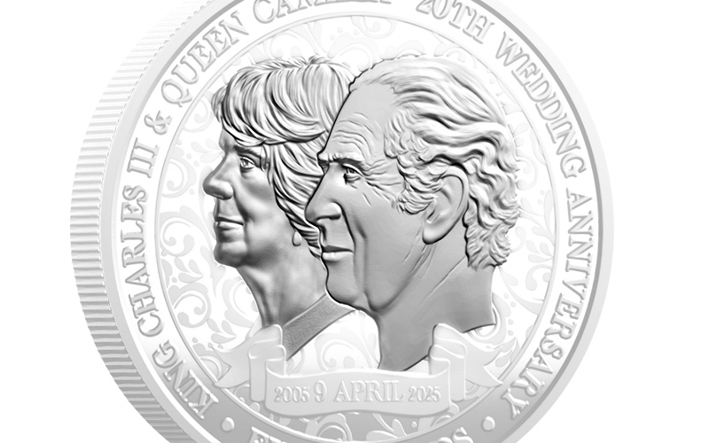 Charles and Camilla 20th Wedding anniversary design - Celebrate the 20th Wedding Anniversary of King Charles III and Queen Camilla