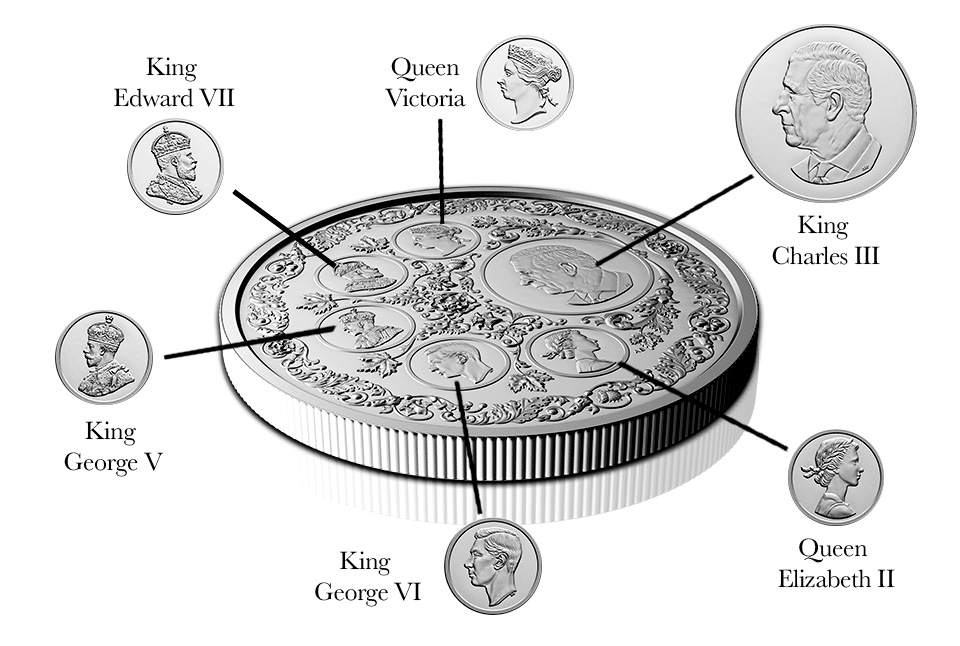 A Collector’s Crown Jewel – Honouring Six Generations of the Monarchy annotation of legacy of the crown 1 - A Collector’s Crown Jewel – Honouring Six Generations of the Monarchy