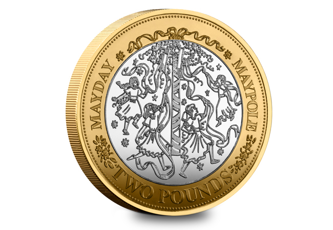 2025 British Customs Silver 2 Set Mayday Maypole REV - The £2 Coins Celebrating the UK’s Quirkiest Traditions