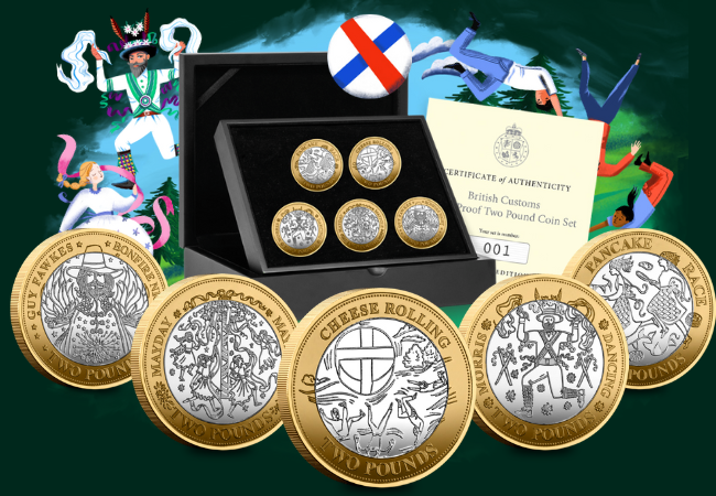 2025 Quirky British Customs 2 coin product images 4v3 - The £2 Coins Celebrating the UK’s Quirkiest Traditions