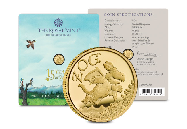 2025 UK Zog BU silver gold 50p product images 12 - Could the 2025 UK Zog 50p be RARER than the sell-out Gruffalo 50p?