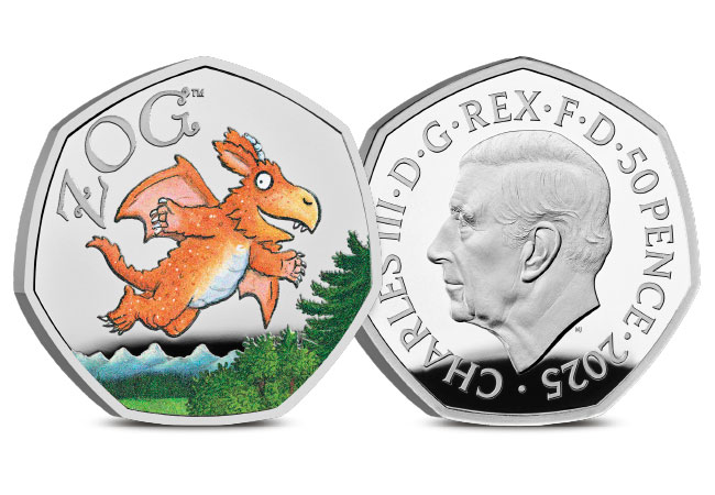 2025 UK Zog BU silver gold 50p product images 6 - Could the 2025 UK Zog 50p be RARER than the sell-out Gruffalo 50p?