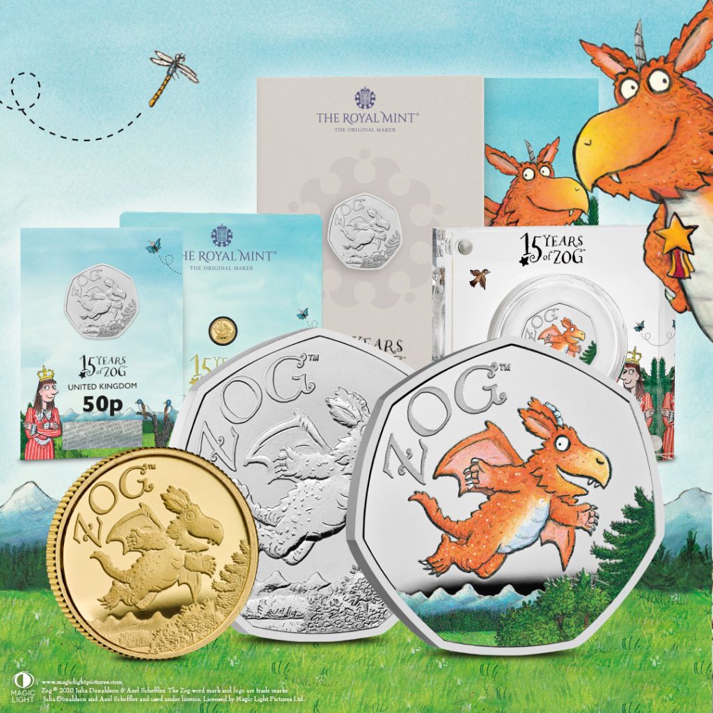 2025 UK Zog BU silver gold 50p social media 1 1024x1024 - Could the 2025 UK Zog 50p be RARER than the sell-out Gruffalo 50p?