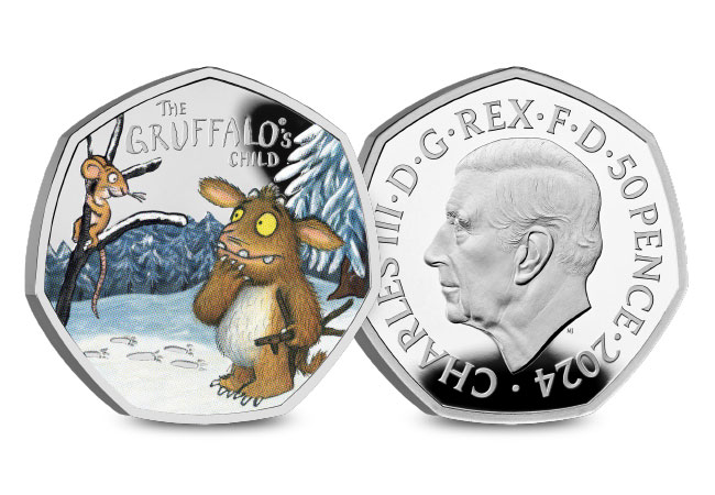 DN 2024 The Gruffalos chilrd bu silver colour 50p product images 6 - Could the 2025 UK Zog 50p be RARER than the sell-out Gruffalo 50p?