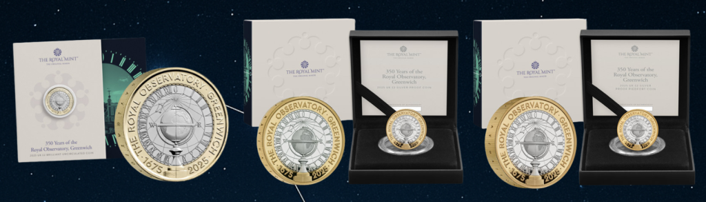 image 1024x293 - 350 Years of the Royal Observatory, Greenwich celebrated on a UK £2 coin