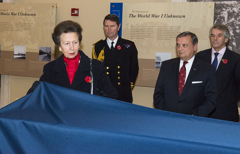 A Royal Milestone: The First-Ever UK Coin Honouring The Princess Royal 1024px Princess Anne ANC Superintendent Jack Lechner unveiling Display Room 15727324845 - A Royal Milestone: The First-Ever UK Coin Honouring The Princess Royal