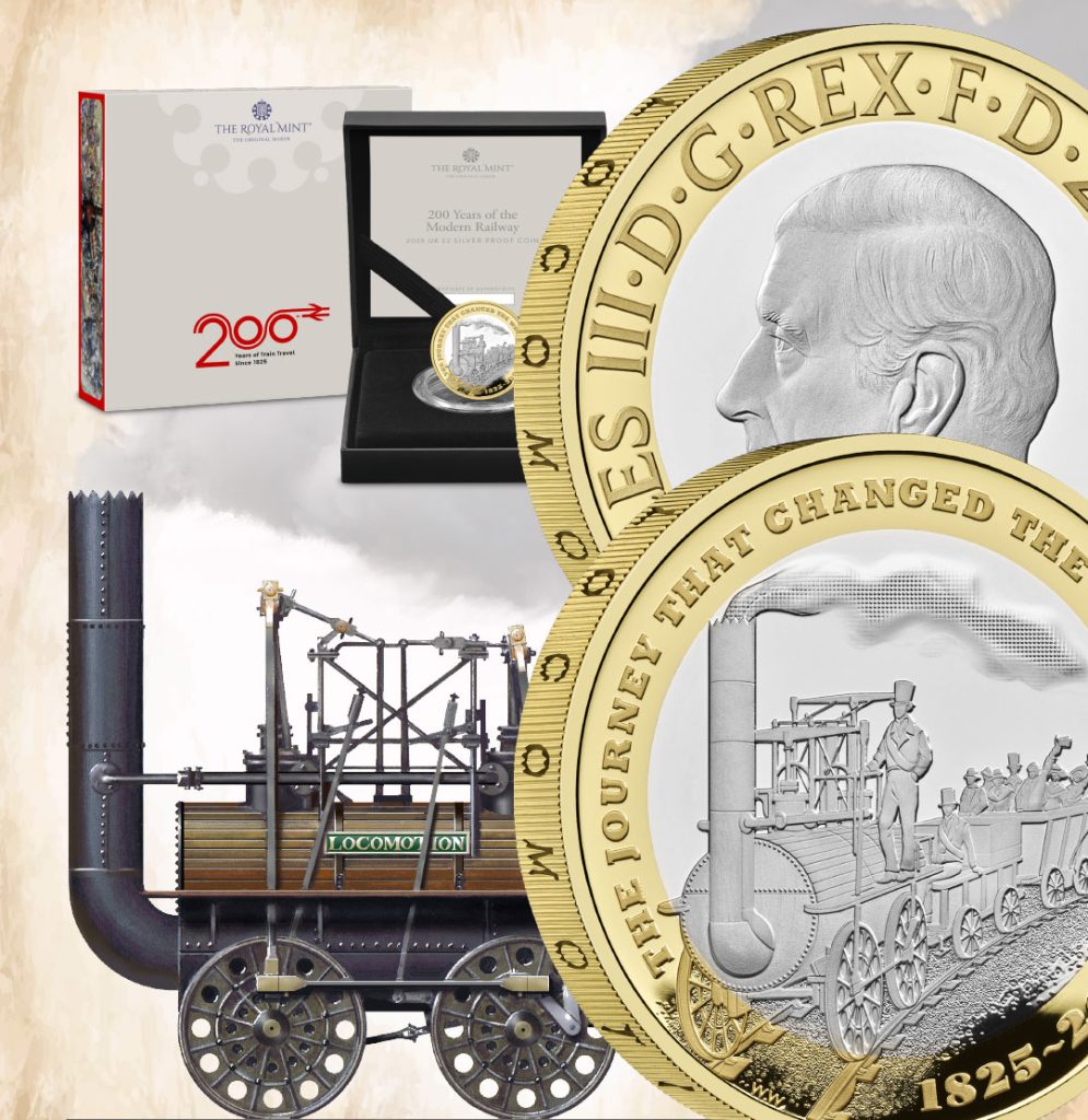 200 Modern Railway Silver 2 Email 995x1024 - 200 Years of the Modern Railway UK £2 Coin