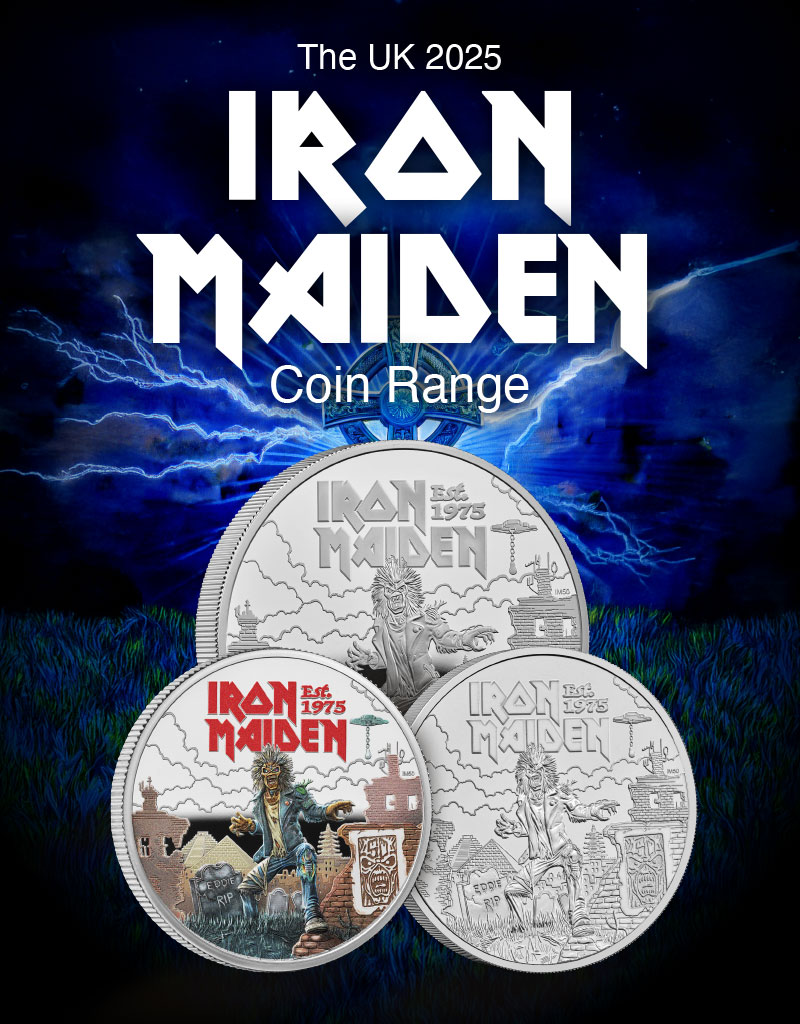 2025 UK iron maiden BU Silver 1oz 5oz 5 coin homepage banners 2 - Iron Maiden’s UK Coin Range