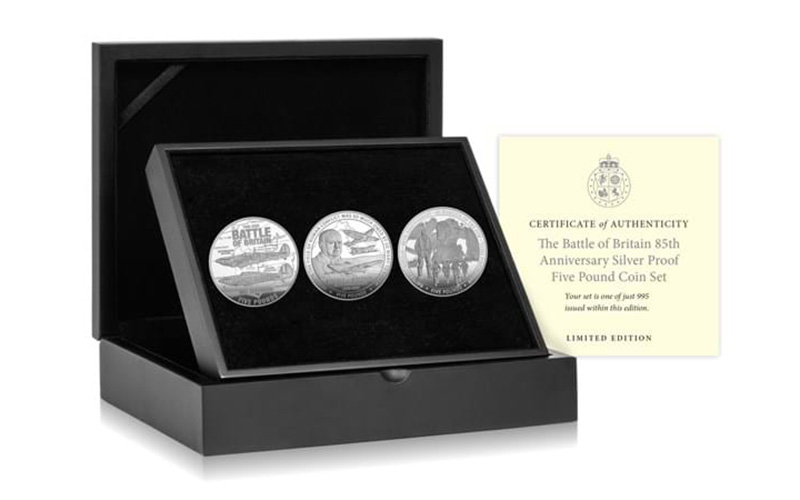 The Battle of Britain Silver Proof 5 Set - Commemorating Courage: The Battle of Britain Coin Range