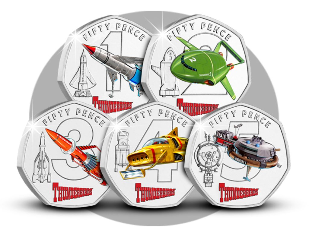 The World’s First Thunderbirds 50p Coins Thunderbirds 50p coins uncirculated 1024x786 - The World’s First Thunderbirds 50p Coins