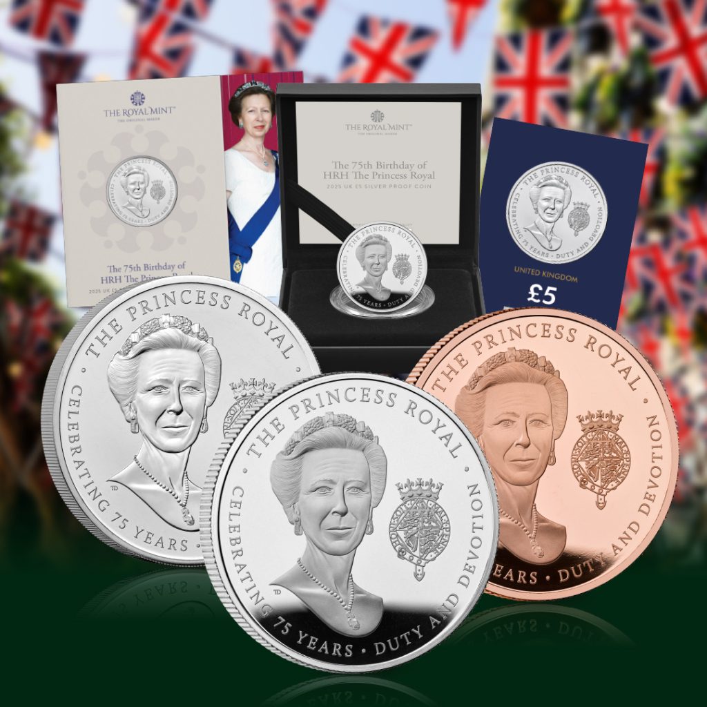 A Royal Milestone: The First-Ever UK Coin Honouring The Princess Royal UK 2025 Princess Anne 75th Coin Range digital assets DY 4 1024x1024 - A Royal Milestone: The First-Ever UK Coin Honouring The Princess Royal