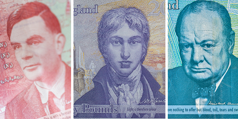 Help Redesign the UK’s Banknotes: Public Invited to Choose New Themes bank notes famous people - Help Redesign the UK’s Banknotes: Public Invited to Choose New Themes