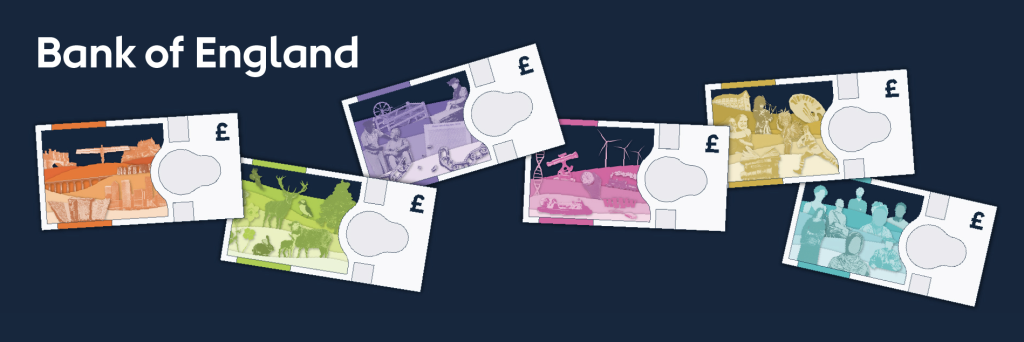 Help Redesign the UK’s Banknotes: Public Invited to Choose New Themes bank of england bank note design 1024x342 - Help Redesign the UK’s Banknotes: Public Invited to Choose New Themes