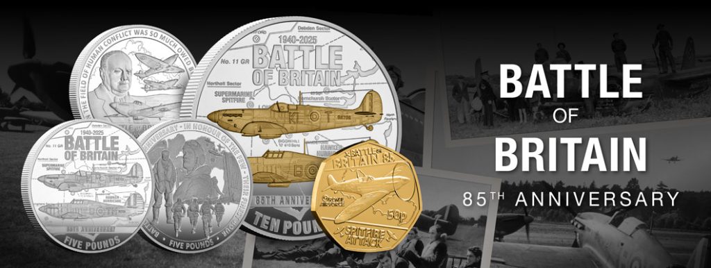 battle of britain collectables 1024x386 - Commemorating Courage: The Battle of Britain Coin Range