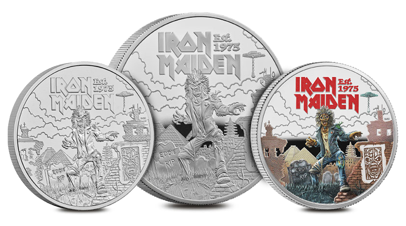 iron maiden coins - Iron Maiden’s UK Coin Range