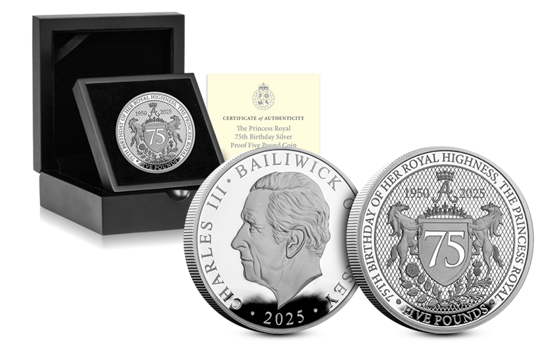 princess anne 2025 75th birthday silver 5 coin - Princess Anne’s 75th Birthday Coin Range