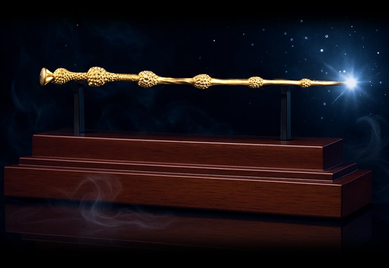 wand hero image 2 - The Elder Wand in Pure Silver – A Magical First for Collectors