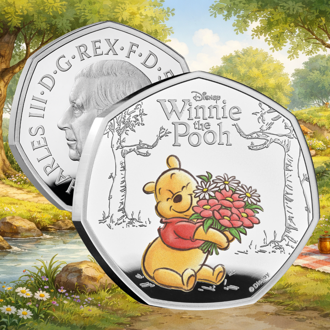 Winnie the Pooh's 100th Birthday Celebrated on a BRAND-NEW UK 50p Coin WTP Silver blog image 1 1 - Winnie the Pooh's 100th Birthday Celebrated on a BRAND-NEW UK 50p Coin